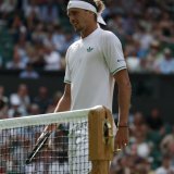 Alexander Zverev traverse une passe difficile KEYSTONE/EPA/NEIL HALL